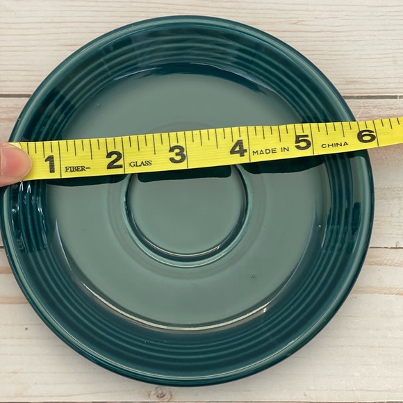 Fiestaware Saucer & Salad Plate Juniper Lot Of 2 Fiesta Ware -SEE DESCRIPTION - Picture 4 of 9